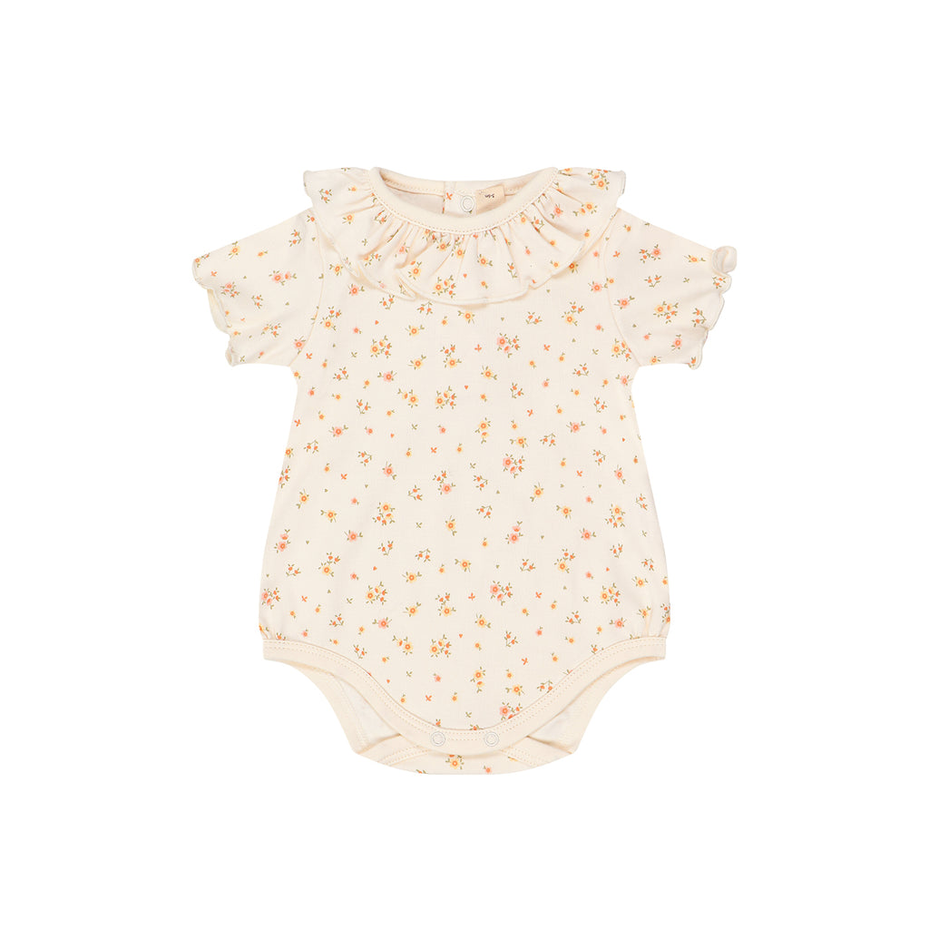 UAUA Canada - Ruffled Onesie Short Sleeve - Florenza - ella+elliot