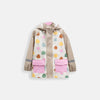 7a.m. Enfant Canada - Rain Jacket - Rainy Trees Beige - ella+elliot